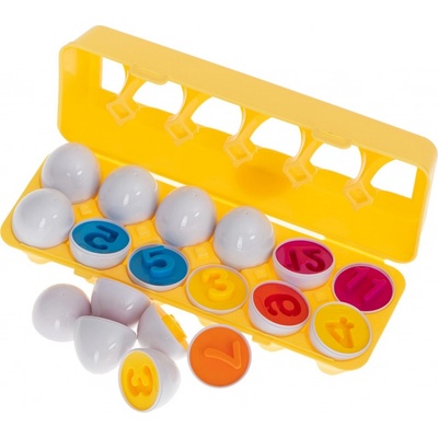 KIK KX5964 Dětská skládačka Vajíčka s čísly 12 ks