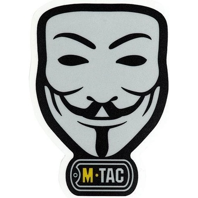 Samolepka M-Tac Anonymous - sivá-čierna