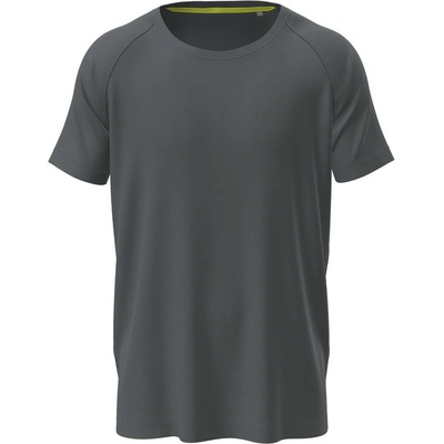 Stedman mesh raglan st8410 / Мъжка спортна риза раглан - шистово сива (st8410slgl)