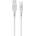 Dviced Cable USB-A to USB-C silicone 1, 25m - White (DV110006)