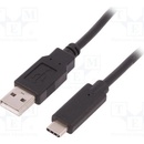 Qoltec 50487 USB 3.1 typC Male / USB 2.0 A Male, 1m