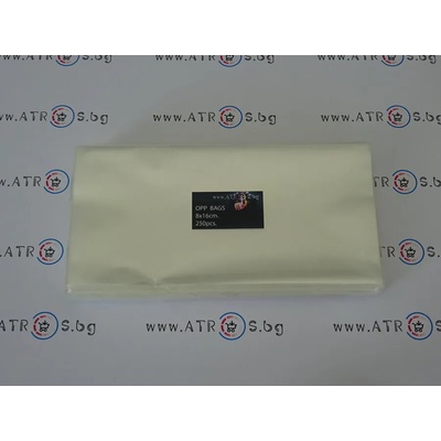 Целофанови опаковки 8 х 16см. 250 броя в опаковка