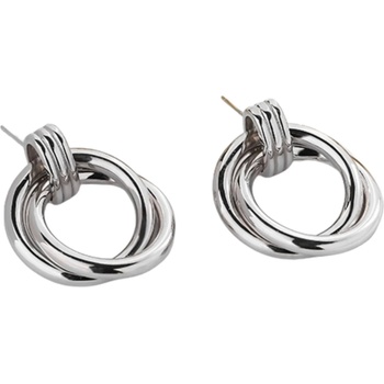 Silenti Jewelry Сребърни обеци "Непринуденост