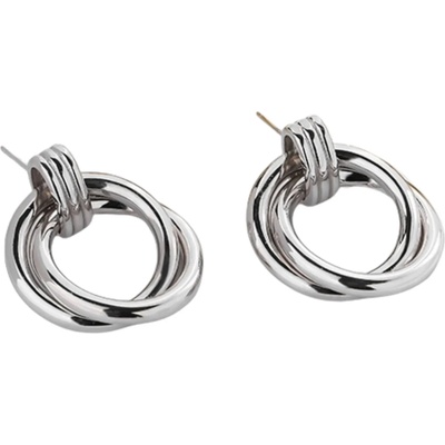 Silenti Jewelry Сребърни обеци "Непринуденост