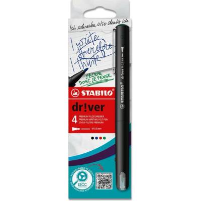 STABILO dr!ver Medium 4 barvy EO1089/4-01