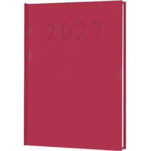  Календар, планирач, a5, ежедневен, 2027, бордо (eao2622)