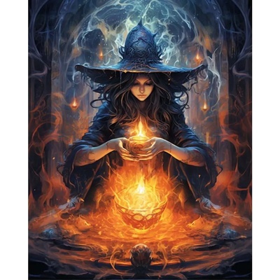 Norimpex - Puzzle Diamant painting: Ritual 30x40cm - 1 - 39 piese