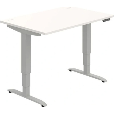 OFFICE PRO s.r.o. HOBIS výškovo nastaviteľný stôl 120 cm, pamäť.ovlad. - MOTION MS 3M 1200, biela