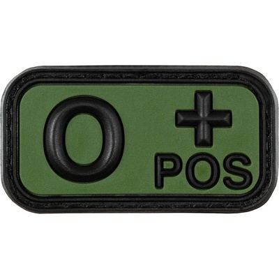 Nášivka KREV 0 POS plast ZELENÁ
