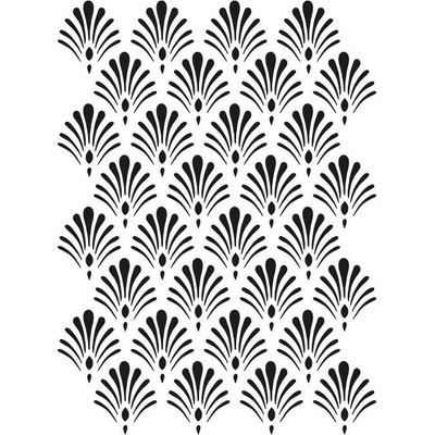 Optys Šablona vějíř art deco 15 x 20 cm – Zboží Dáma Optys Šablona vějíř art deco 15 x 20 cm – Zboží Dáma