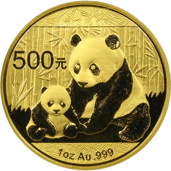 China Mint Zlatá minca Panda 2012 1 oz