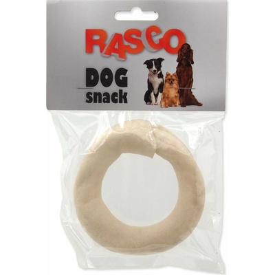 Pochúťka Rasco kruh byvolý biely 8,9cm 1ks