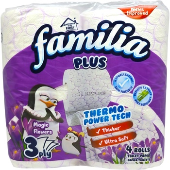 FAMILIA тоалетна хартия, Ароматизирана, 4 броя, Magic Flowers