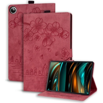Vsetkonamobil 144094 ART BLOSSOM Zaklápacie puzdro pre Xiaomi Redmi Pad 2 9.7 / Redmi Pad 2 SE červené