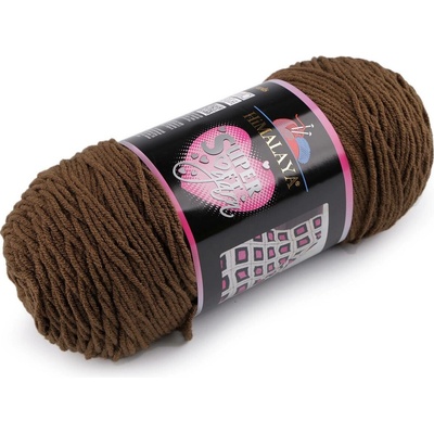Pletací příze Super Soft Yarn 200 g Varianta: 13 (80846) hnědá, Balení: 1 ks 55830/141075/273919