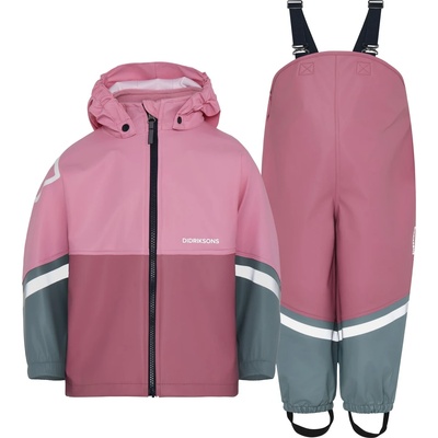 Didriksons Детска грейка Didriksons Kid's Waterman Set 12 Rain set - Light Heather Pink - размер 100 (702-4951-0413)