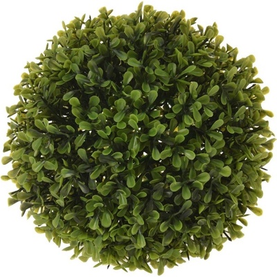 Sconto Dekorácia guľa z lístkov VIC zelená, priemer 18 cm