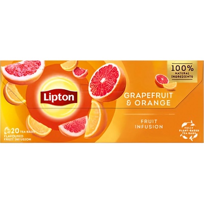 Lipton Grapefruit with Orange ovocný čaj 34 g 20 ks