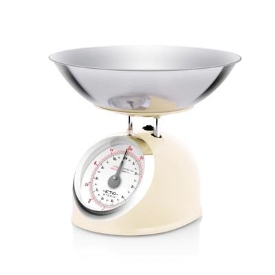 ETA Механична кухненска везна ETA Storio 5777 BEJ, 5 кг, прецизност 25 г, 5 L купа от неръждаема стомана (577790040)