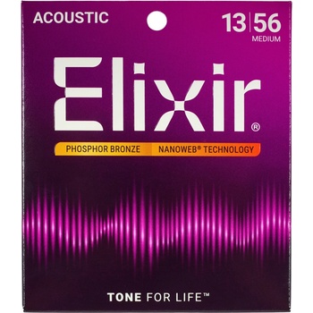ELIXIR Medium (Phosphor bronze), NANOWEB