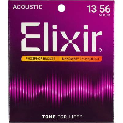ELIXIR Medium (Phosphor bronze), NANOWEB