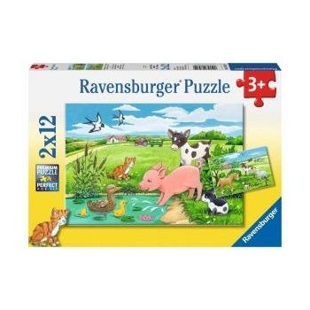 Ravensburger Field puppies puzzle 2x12pcs