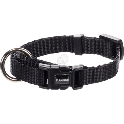 Flamingo Ziggi нашийник, черен XS: 1 см x 20-35 см