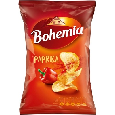 Bohemia Paprika bramborové lupínky 60 g
