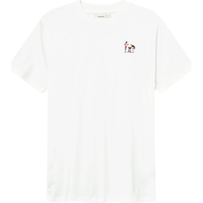 DEDICATED Мъжка тениска Dedicated T-Shirt Stockholm BBQ Emb T-shirt - White - размер XXL (216-5494-0116)