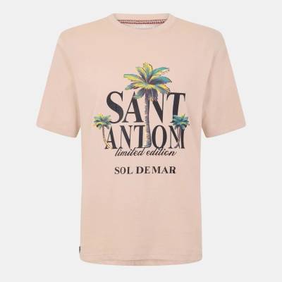 Threadbare Тениска Threadbare Men's Regular Fit T-Shirt - Dark Stone