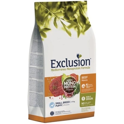 Exclusion MonoProtein Noble Grain puppy small breeds hovězí 7 kg