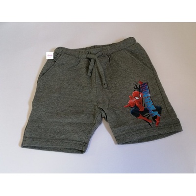 Setino chlapecké kraťasy Spiderman tmavě šedé