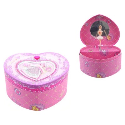 LAMPS Hrací skříňka šperkovnice srdce