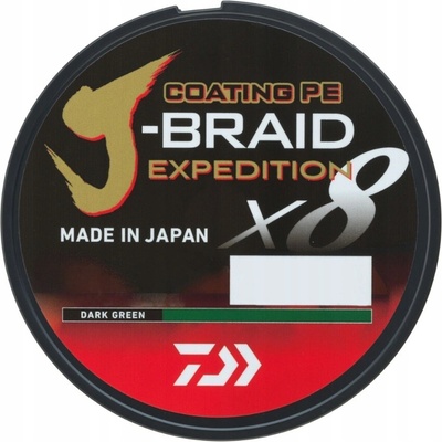 Daiwa Šňůra J-Braid Expedition X8E Smash Orange 300m 0,24mm 22,4kg