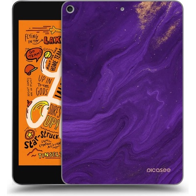 Picasee silikónový prehľadný obal pre Apple iPad mini 2019 5. gen Purple