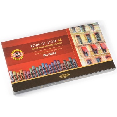 Koh-i-noor súprava prašných 8516/48 Toison D'OR SOFT Pastels