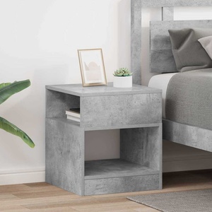vidaXL Крайна масичка 2 бр. Циментено сиво 40, 5 x 40 x 45 см (890919)