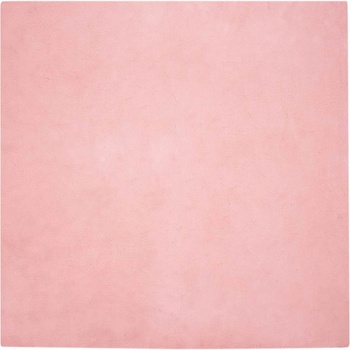 vidaXL Килим с изкуствена заешка козина Розово 160 x 160 cm Полиестер (42021708)