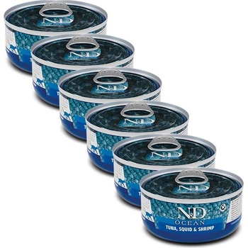 N&D cat tuna squid & shrimp 6 x 70 g