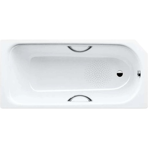 KALDEWEI Advantage - Правоъгълна вана Saniform V3 Star 332, 160x70 см, с отвори за дръжки, противоплъзгащо покритие, Perl-Effekt, бяла 134230003001 (134230003001)