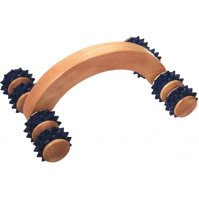 CROLL & DENECKE Drevená masážna pomôcka s hrotmi