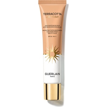 Guerlain Terracotta Joli Teint Protecting Tinted Moisturizer озаряващ фон дьо тен за естествен вид SPF 20 цвят 20 Golden 30ml