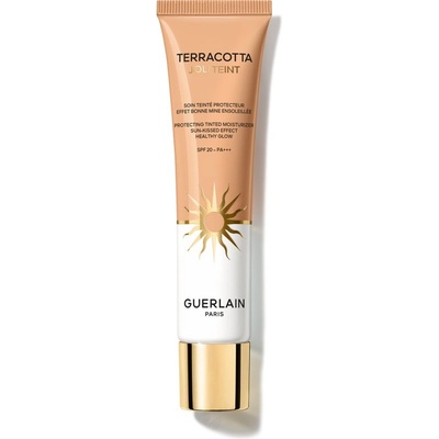 Guerlain Terracotta Joli Teint Protecting Tinted Moisturizer озаряващ фон дьо тен за естествен вид SPF 20 цвят 20 Golden 30ml