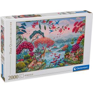 Clementoni Пъзел Clementoni от 2000 части - Райска джунгла (32571)