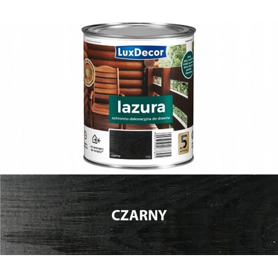 LuxDecor lazura na dřevo 0,7 l černá