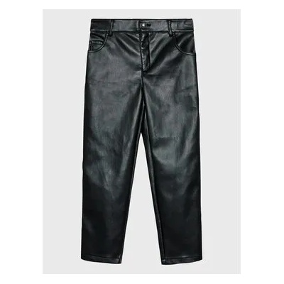 GUESS Панталони от имитация на кожа J3RB17 WF8P0 Черен Regular Fit (J3RB17 WF8P0)