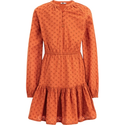 WE Fashion Рокля оранжево, размер 134-140