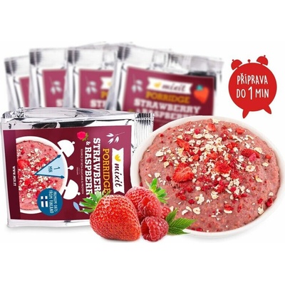 Mixit Minutová ovesná kaše do kapsy Jahoda a malina 60g – Zbozi.Blesk.cz