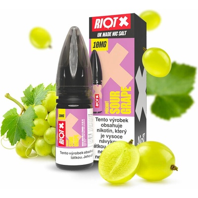 RIOT X Salt Sour Grape 10 ml 10mg