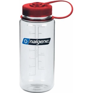 Nalgene Wide Mouth 0, 5 l Clear/Red Sustain (NALGENE-2178)